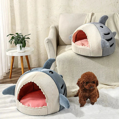 Luxury Plush Shark Pet Bed.