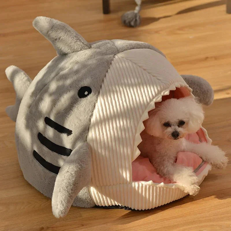 Luxury Plush Shark Pet Bed.