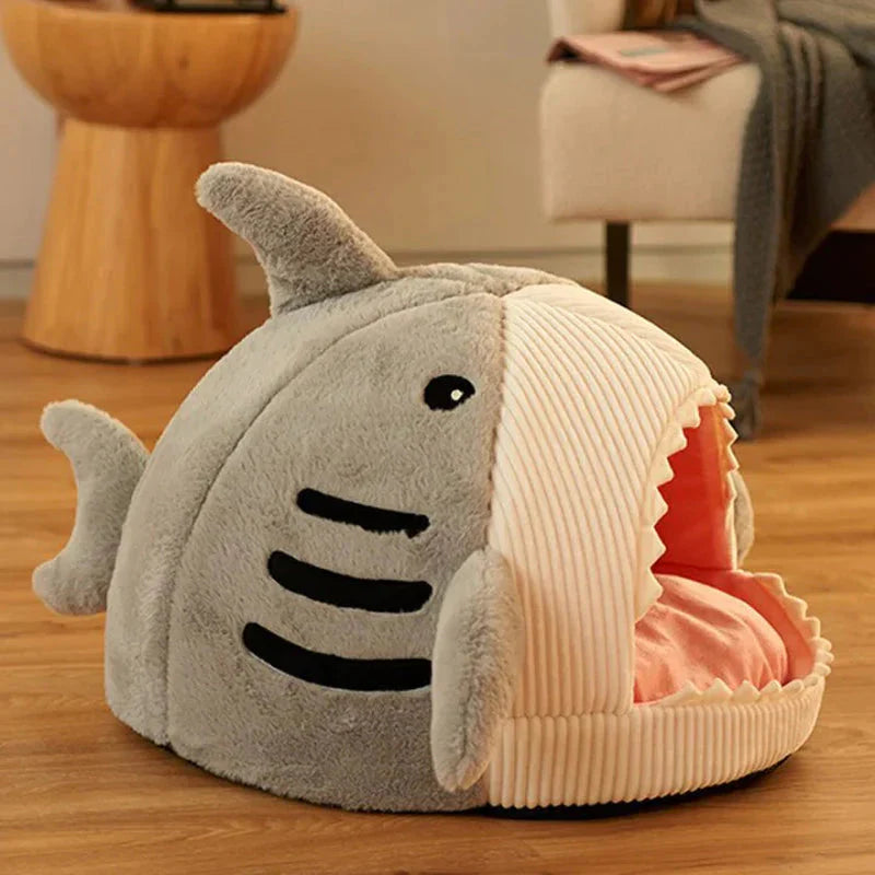 Luxury Plush Shark Pet Bed.