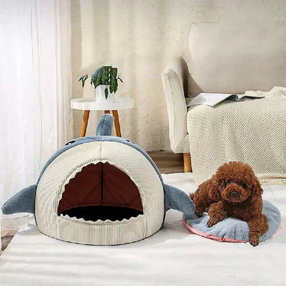 Luxury Plush Shark Pet Bed.