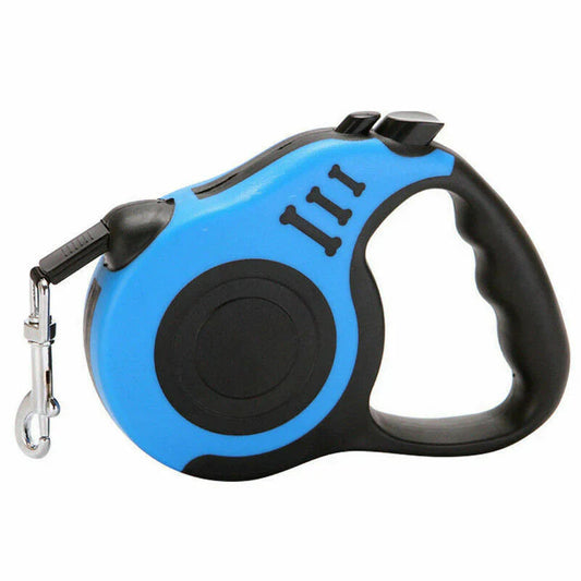 Automatic Retractable Dog Leash - Dual Size Options with Brake & Lock Safety System.