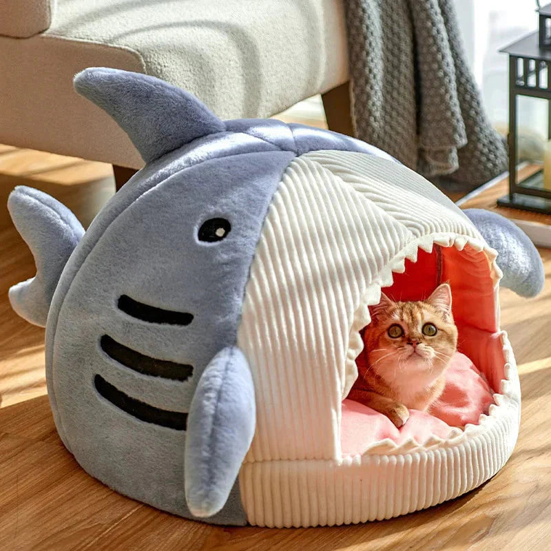Luxury Plush Shark Pet Bed.