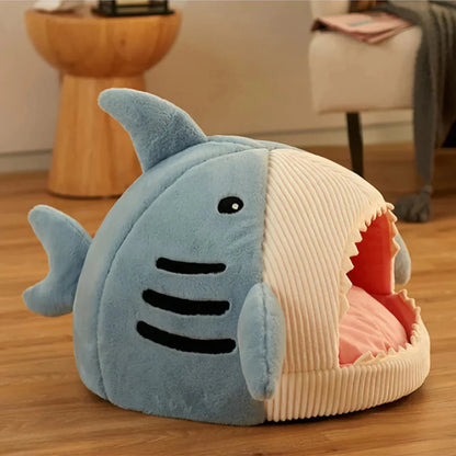 Luxury Plush Shark Pet Bed.